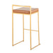 Fuji - Contemporary / Glam & Quality Construction Barstool Lumi Source