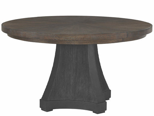 Montclair - Cinder Dining Table - Dark Brown / Dark Gray Universal Furniture