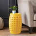 Outdoor Side Table With Barrel Shape Noble House