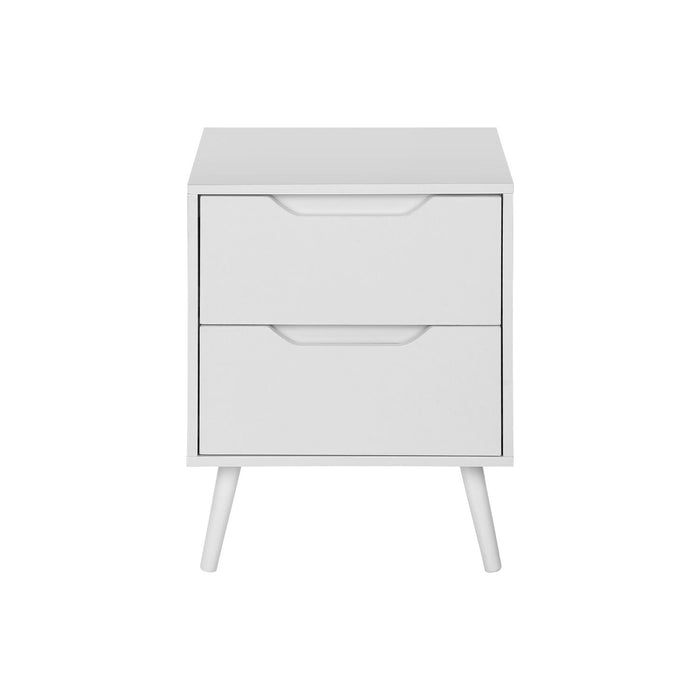 Modern Accent Table With Storage Drawers 8th Street