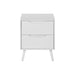 Modern Accent Table With Storage Drawers 8th Street