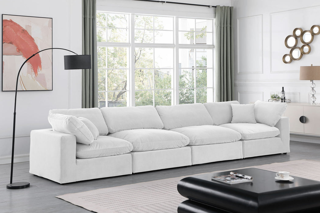 Comfy - Velvet Modular Sofa 4 Seats Meridian Furniture