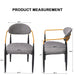 Modern Upholstered Dining Chair With Accented Armrests (Set of 2) Home Essentials