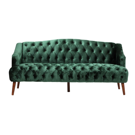 Comfy 3 Seat Sofa With Wooden Legs, For Living Room And Study Noble House