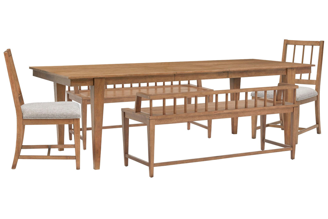 Lindon - Extendable Rectangular Dining Table Set Magnussen Furniture