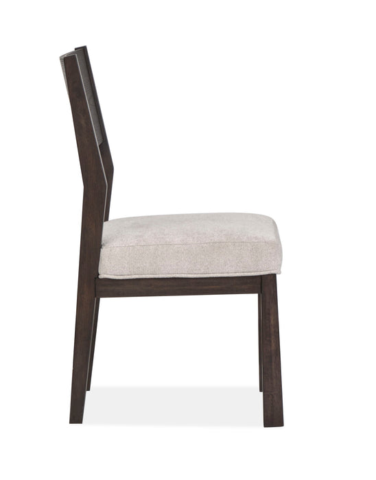 Tauren - Upholstered Side Chair With Solid Back (Set of 2) - Coffee Bean Magnussen Furniture