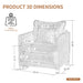 Modern Reading Armchair Home Essentials
