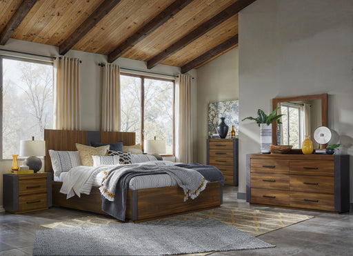 Jensen - Paper Mirror - Tavern Brown Magnussen Furniture