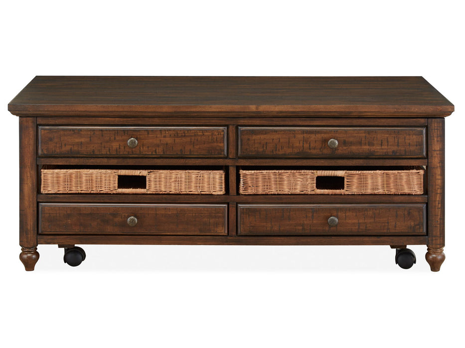 Cottage Lane - Wood Rectangular Lift-top Cocktail Table - Coffee Magnussen Furniture