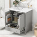 Modern Bathroom Vanity With Sink Combo, Doors And Drawer Hearth and Haven