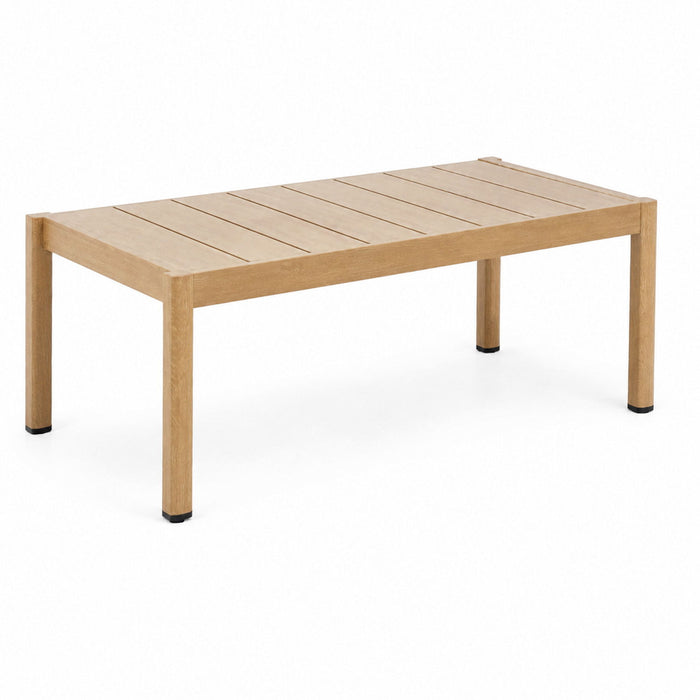Outdoor Coffee Table - Beige Brown Home Essentials