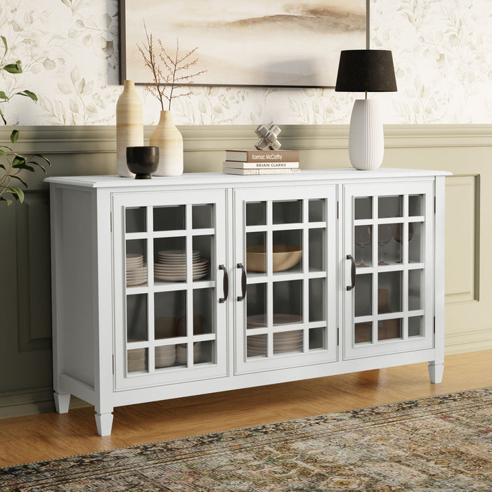Connaught - Traditional Buffet Cabinet Simpli-Home