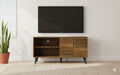 Amidon - TV Stand, With 2 Storage Shelves And 1 Cabinet US Pride