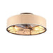 Lotus Bladeless Ceiling Fan With Remote Control For Living Room - Matte Black Daily Nest