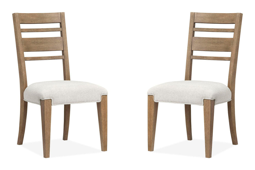 Plum Creek - Upholstered Side Chair With Wood Back (Set of 2) Magnussen Furniture