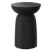 Boyd - Ribbed Accent Table - Black Simpli-Home