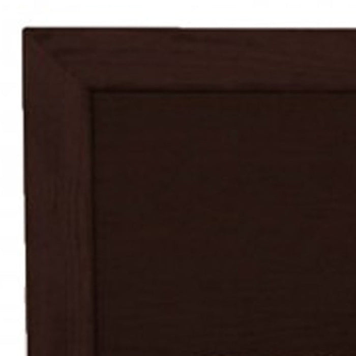 Queen Platform Bed Wood - Espresso