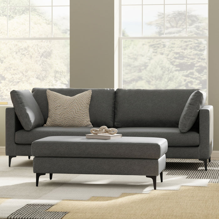 Ava - Mid Century Sofa With Ottoman Set Simpli-Home