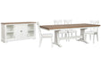 Kingston - Extendable Trestle Dining Table Set Magnussen Furniture