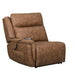 Kyra - LAF Recliner With Power Headrest, Footrest, Massage, Heat - Saddle New Classic