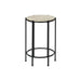 Round Accent Table For Living Room - Black 8th Street