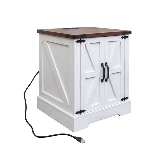 Nightstand With Adjustable Shelf Hearth and Haven