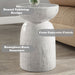 Dylana - Accent Table - Natural Gray ACME