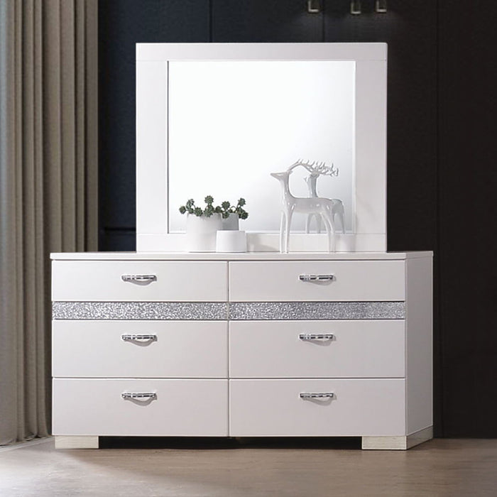Naima II - Dresser - White High Gloss ACME