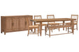 Lindon - Extendable Rectangular Dining Table Set Magnussen Furniture