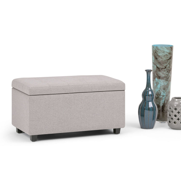 Cosmopolitan - Upholstered Storage Ottoman Simpli-Home