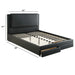 Modern Bed With Storage Drawers Home Essentials