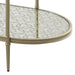 Zaba - TV Stand - Glass Top & Champagne ACME