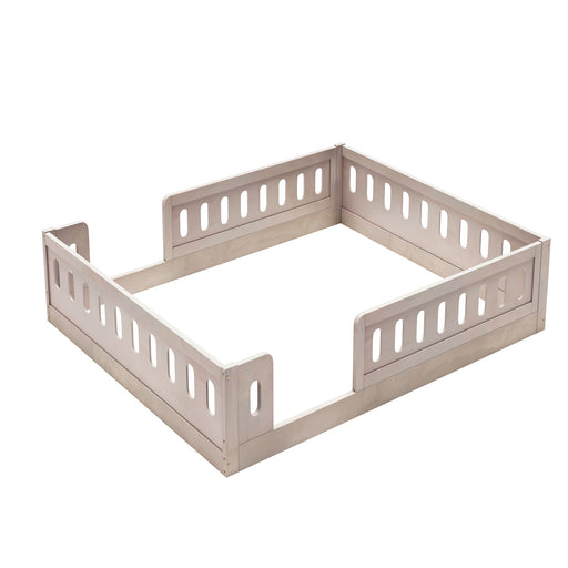 Platform Bed With Guardrail Hearth and Haven