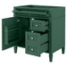 Bathroom Vanity With 2 Drawers And Tip-Out Drawer, Storage Cabinet Hearth and Haven