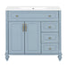 Modern Bathroom Vanity With Sink, 3 Drawers & 2 Doors Hearth and Haven