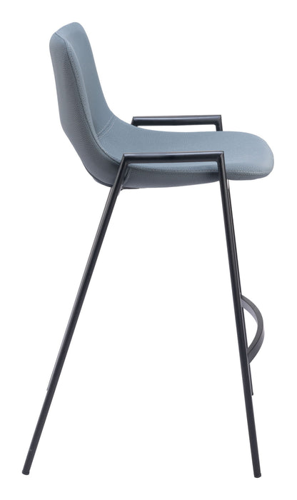 Desi - Counter Chair With Black Legs (Set of 2) Zuo Modern