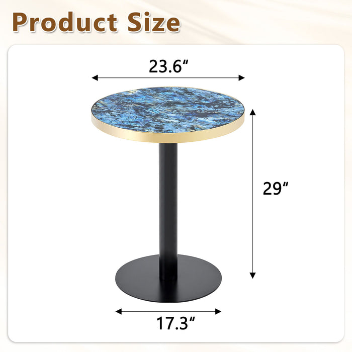 Elegant Round Bistro Table Home Essentials