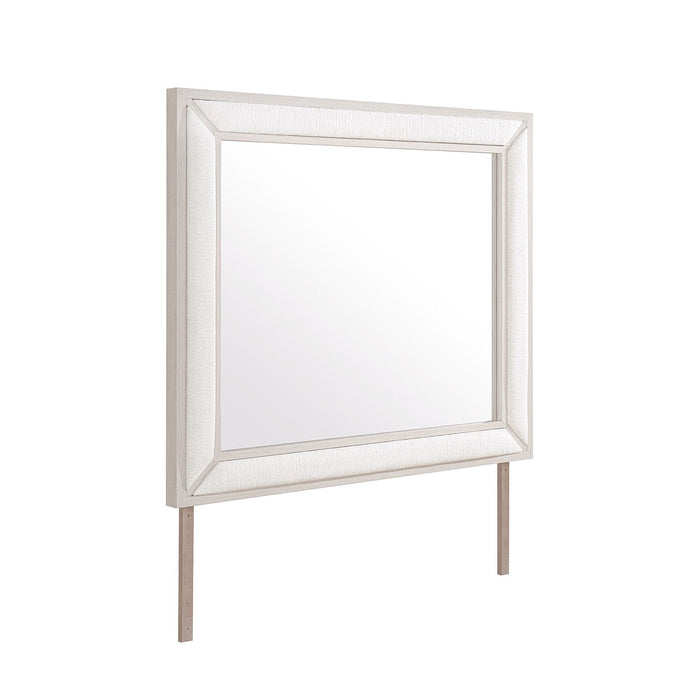 Ciara - Upholstered Mirror - Beige Global Furniture USA