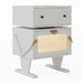 Robot LED Nightstand With 360° Rotating Drawer Home Essentials