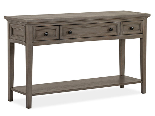 Paxton Place - Rectangular Sofa Table - Dovetail Gray Magnussen Furniture