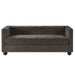 3 Seater Sofa Upholstery With Square Arms, Living Room Couch Noble House