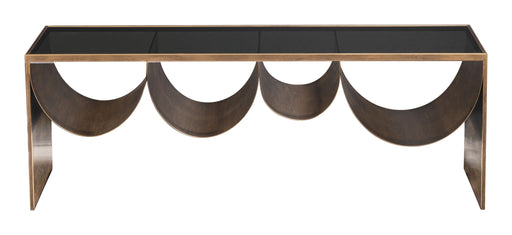 Reed - Coffee Table - Brass / Black Zuo Modern
