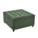 Square Tufted Storage Ottoman With Nailhead Trim Home Essentials