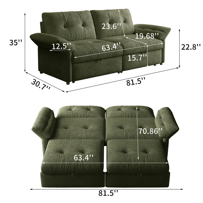 Sofa Bed, 2 In 1 Design For Living Rooms Home Essentials
