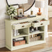Console Table With 2 Drawers And Open Shelves Hearth and Haven