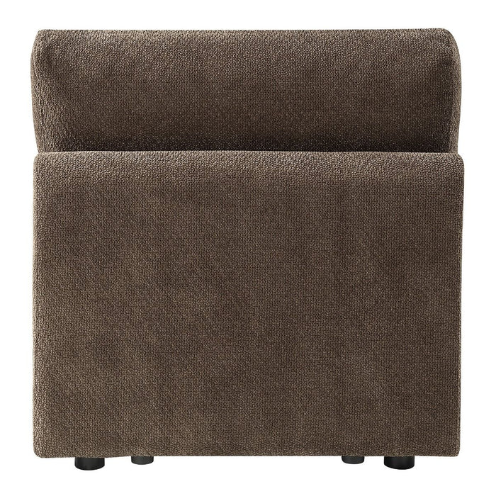 Theodore - Modular Armless Chair - Brown Chenille ACME