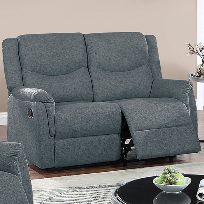 2 Piece Living Room Set With Loveseat And Recliner Home Essentials