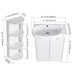 Freestanding Bathroom Vanity With Sink And Storage Rack, Soft Close Doors Base With Basin Home Essentials