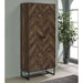 Gunderson - 8 Shelf Accent Cabinet - Oak Furniture Max