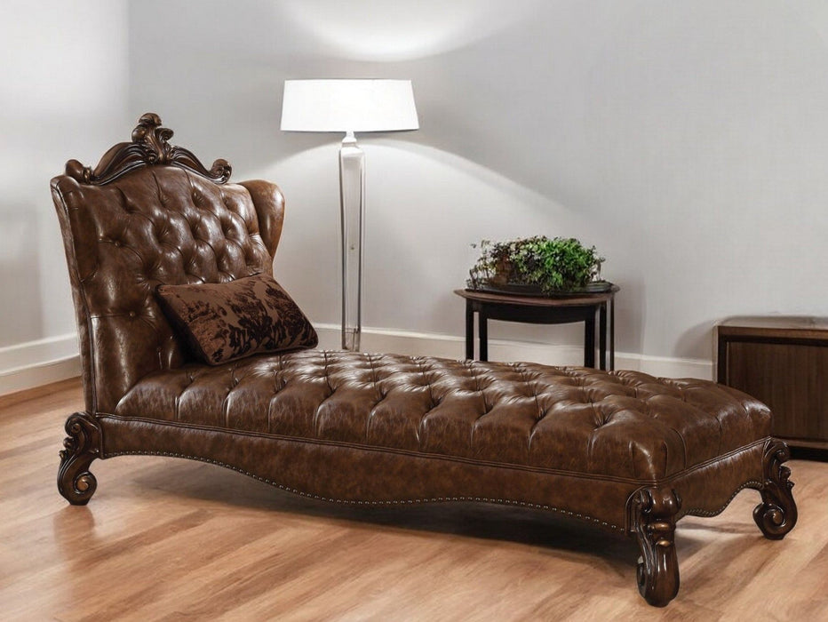 Wood Chaise Pillow - Light Brown